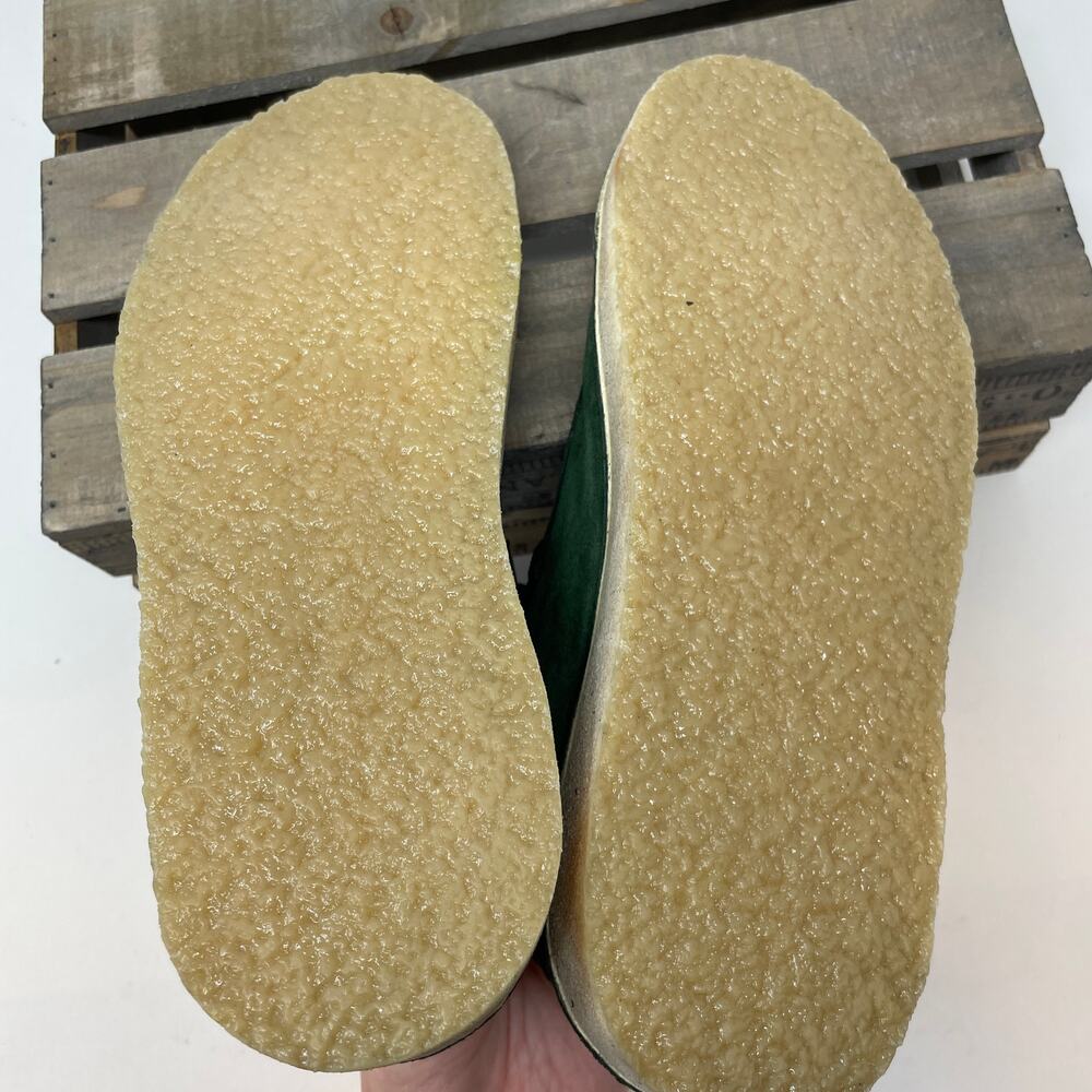 Free People Ashton Suede Moccasin Ankle Boots In Green Size 6.5 New - Picture 10 of 12